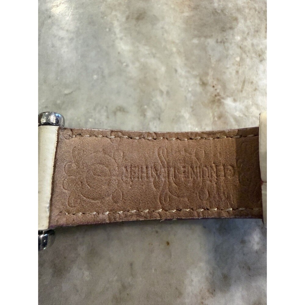 Juicy Couture Watch 32mm White Leather Band Hearts & Love Stainless Steel Case - Picture 13 of 13